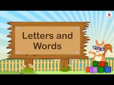 Letters and Words | English Grammar & Composition Grade 2 | Periwinkle