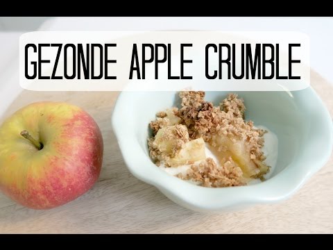 Recept: Gezonde Apple Crumble - Ontbijt/Dessert