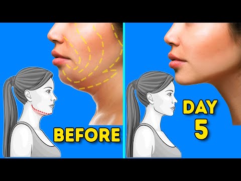 DOUBLE CHIN FAT & FACE LIFT | 5 DAYS FACE WORKOUT