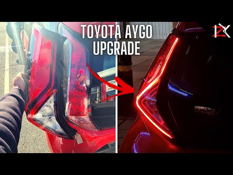 How To Upgrade LED Strip Light Facelift Model on a NON Facelift Toyota Aygo - HEY TOYOTA IT WORKS!
