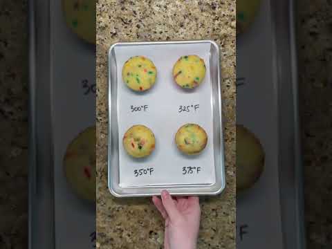 oven temperature and cupcakes