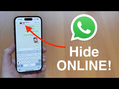 How To Hide Online Status on WhatsApp!!